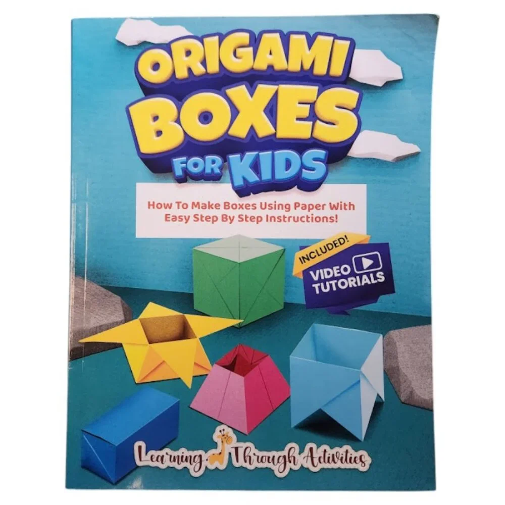 Origami Boxes For Kids Papercrafts Book Craft Paperback Book How To Make Boxes